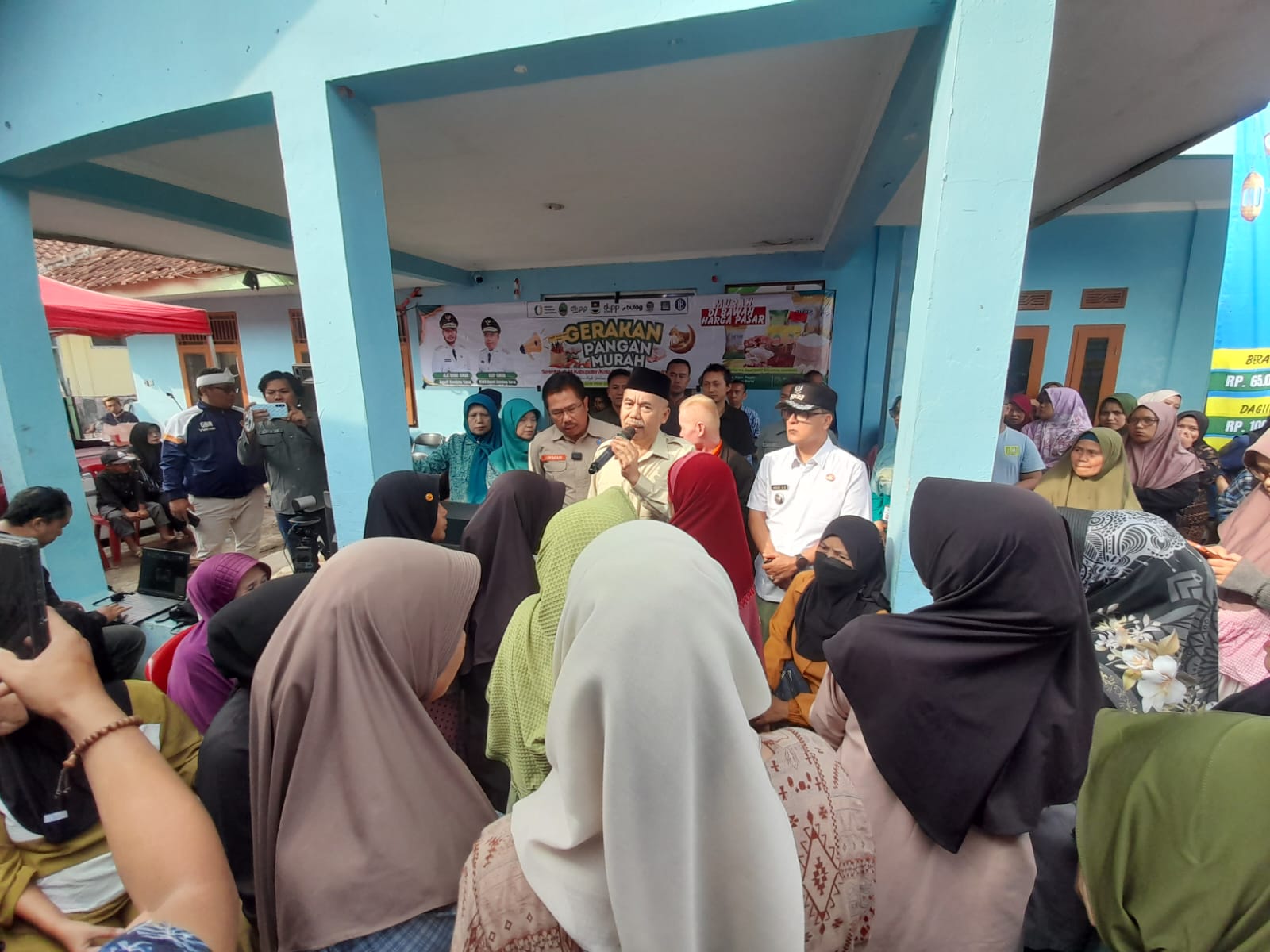 Gerakan Pangan Murah Gapura Amanah Digelar di Sindangkerta